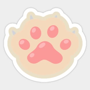 cat paw Sticker